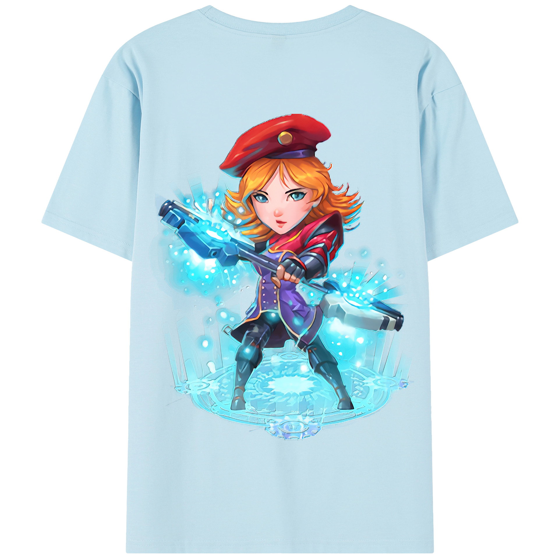 リーグ・オブ・レジェンド League of Legends LOL 綿100％半袖Tシャツ（背面プリント）